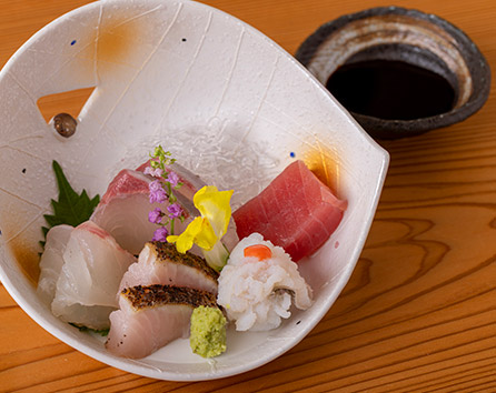 お造り五種盛り